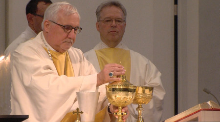 Bischof Fürst bei Gottesdienst