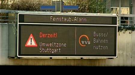 Feinstaub-Alarm in Stuttgart